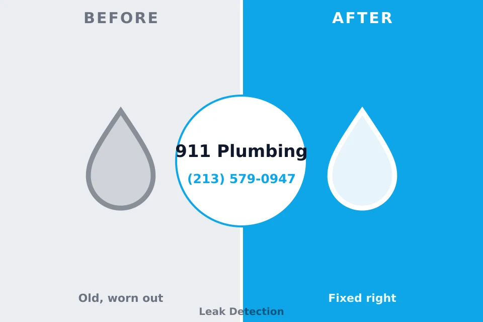 Before and after: plumbing repair Taylorsville, NC